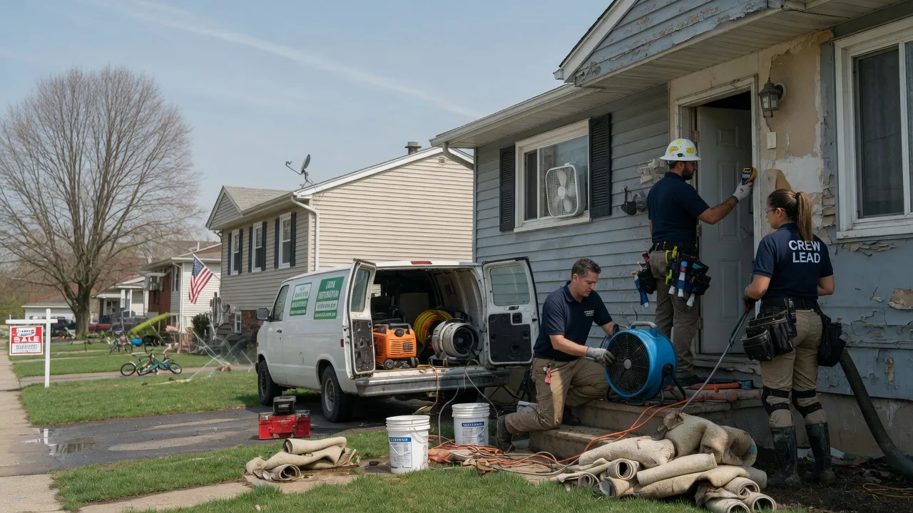 Flood Cleanup in Morrison, IL near me