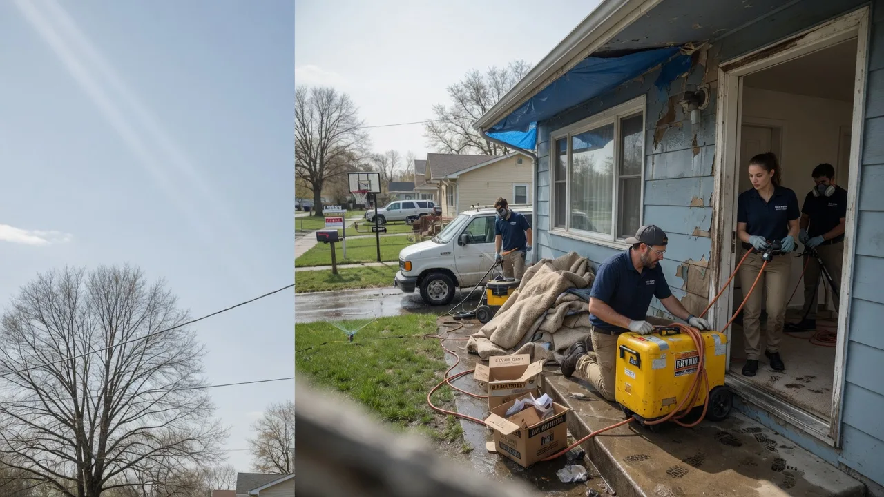 Basement Flood Cleanup in Morrison, IL near me
